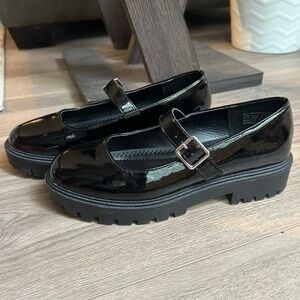 black mary janes size 8